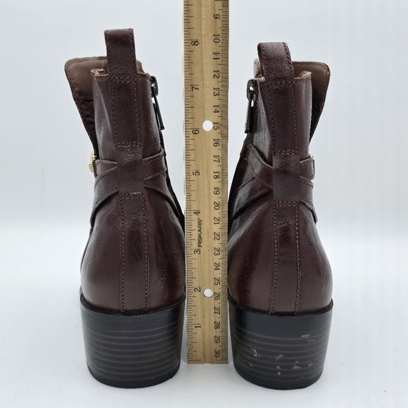 Sam Edelman Brawley Ankle Booties, Deep Pecan Leather, Women's Size 10 - Picture 11 of 16